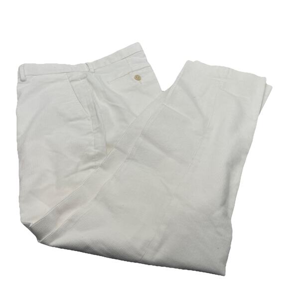 DANIEL CREMIEUX 36x32 Corduroy Pants Signature Collection White. {G}. - Picture 2 of 16